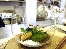 見ても食べても楽しめる！スペシャリテの「苔テラリウム」が自慢のお店