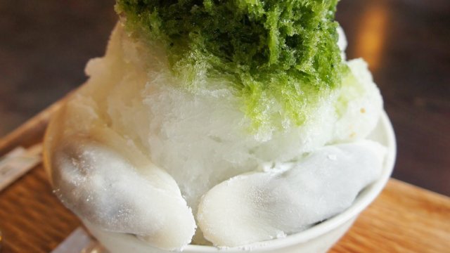 100年超の歴史ある味がかき氷に！国宝「石清水八幡宮」門前の和菓子店