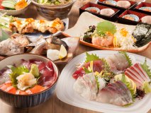 刺身、海鮮丼…全10品飲み放題付4500円！産地直送鮮魚を楽しむ新店