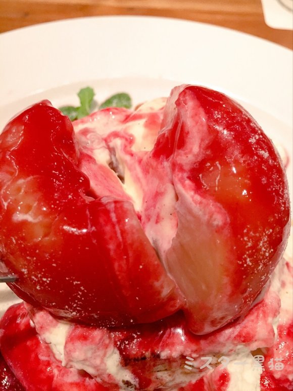 桃まるごと！ピーチメルバのフレンチトーストで世界一の幸福を
