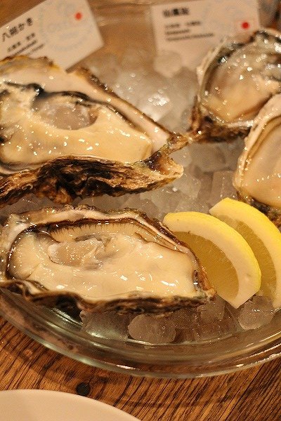 種類豊富な美味しい牡蠣を、女子ウケ抜群なお洒落空間で＠新宿