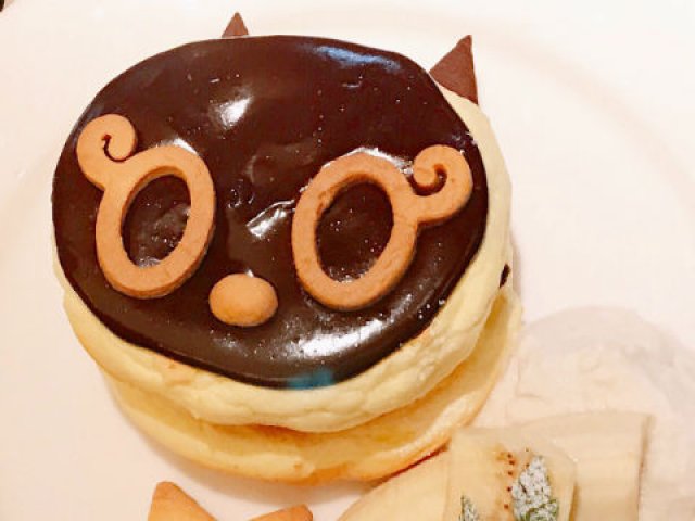 原宿の人気店がコラボ かわいい黒猫風パンケーキは5 7までの期間限定 メシコレ